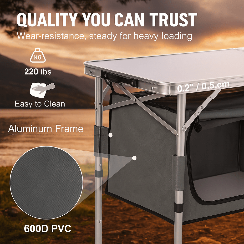 CampChef Folding Pantry Table - RoamUp