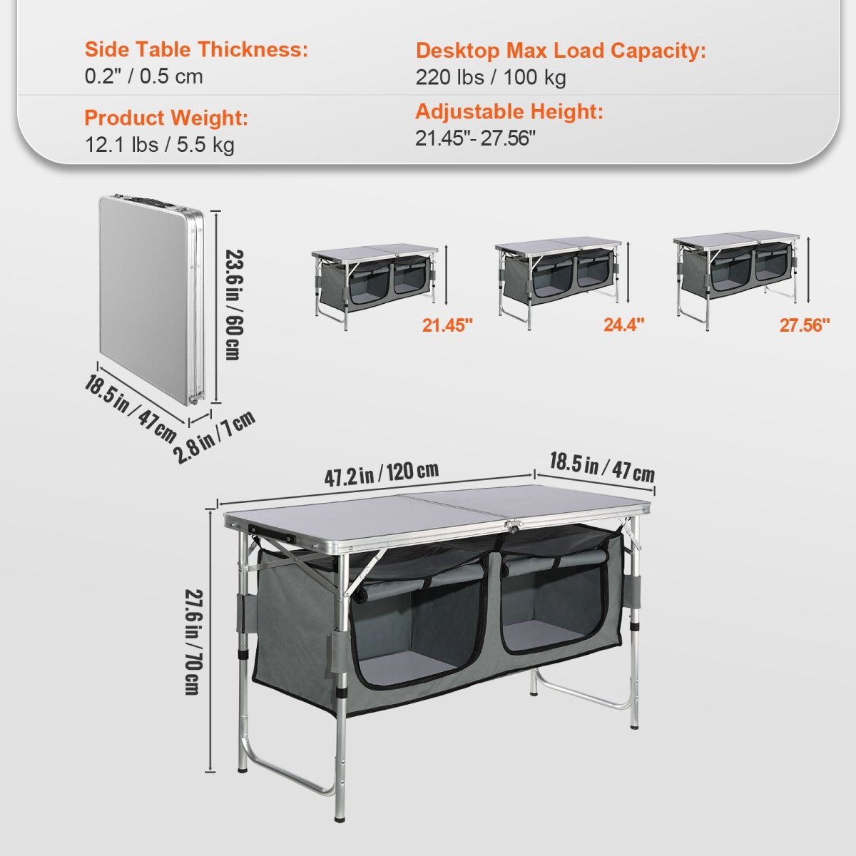 CampChef Folding Pantry Table - RoamUp