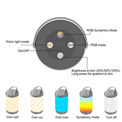Glow-Anywhere Portable Camp Light