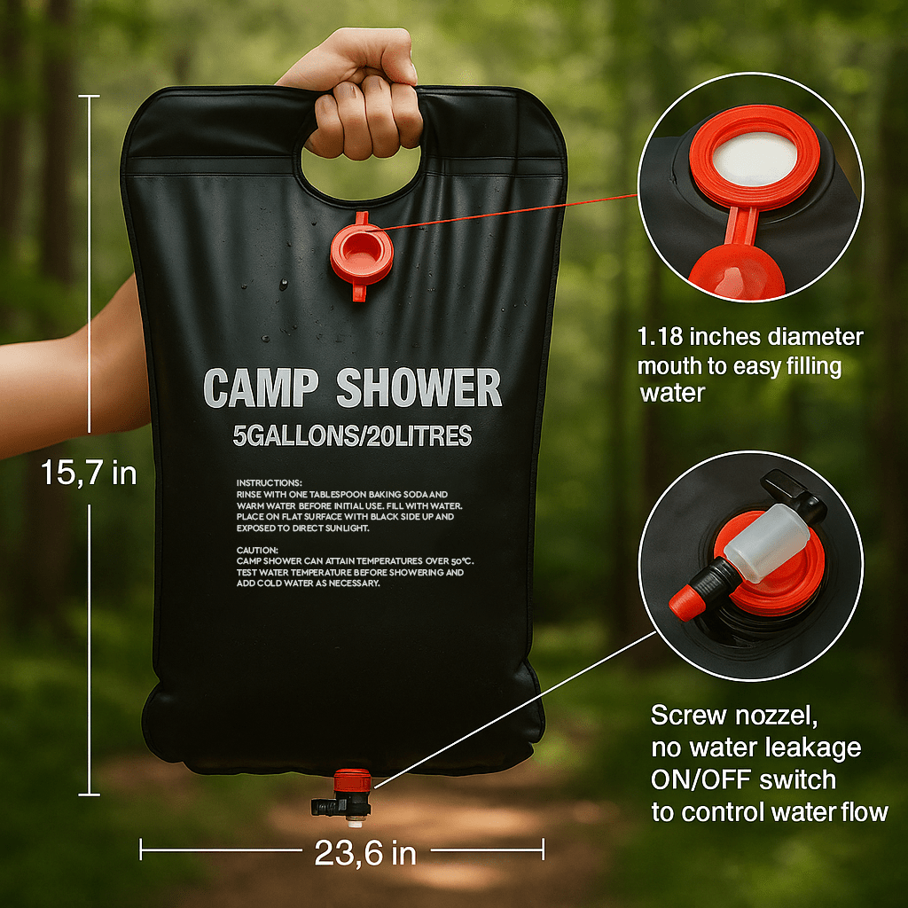 SunFlow Camp Shower - RoamUp