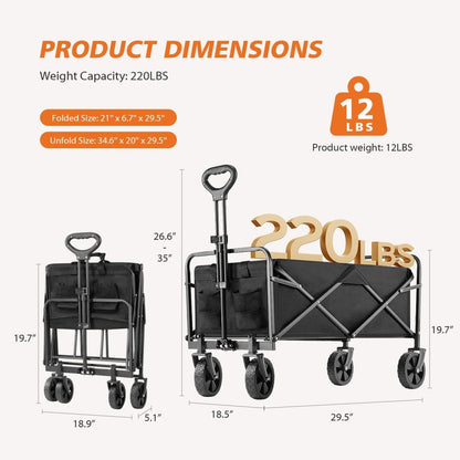 TrailMate Folding Cart - RoamUp